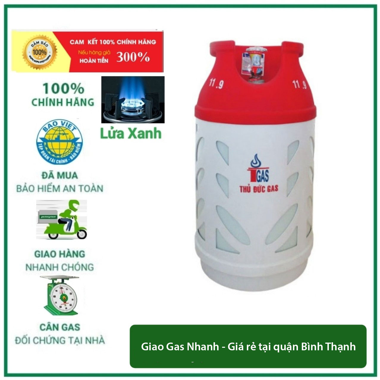 Bình Gas Vỏ Nhựa Thủ Đức